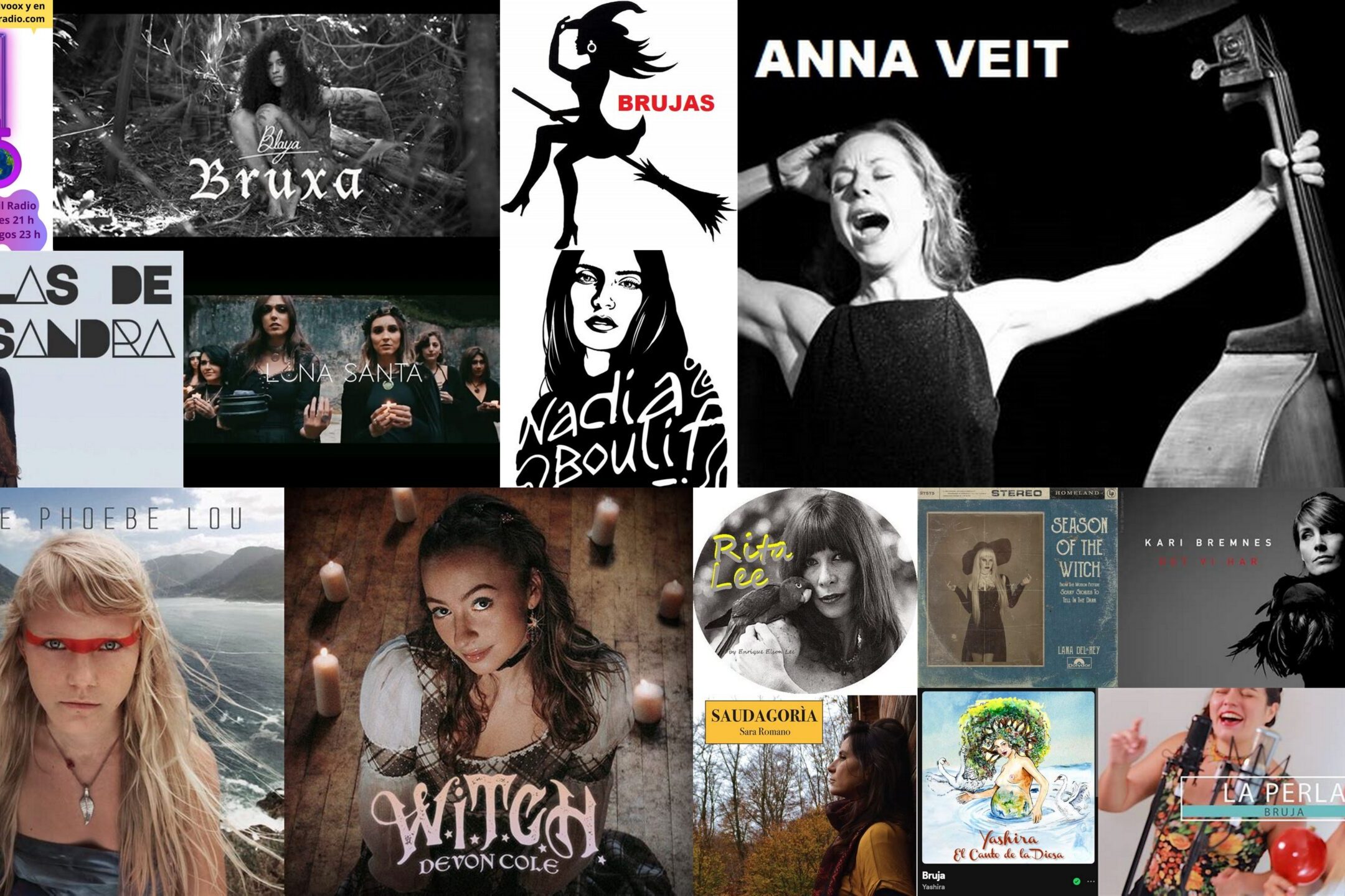 FOTOS CON M 268 BRUJAS Nuestro ducentésimo sexagésimo octavo programa va a estar dedicado a las brujas, esas mujeres que han sido perseguidas por tener unos conocimientos que los demás no entendían. Según el diccionario de la RAE, bruja es una persona a la que se le atribuyen poderes mágicos obtenidos del diablo. En los cuentos infantiles o relatos folclóricos, mujer fea y malvada, que tiene poderes mágicos y que, generalmente, puede volar montada en una escoba. Mujer que parece presentir lo que va a suceder. Mujer de aspecto repulsivo. Mujer malvada. En mi opinión y en la de las mujeres a las que vamos a escuchar esta noche, las brujas son otro tipo de mujeres.