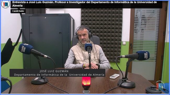 Jose Luis Guzman Informatica Ual Café con José Luis Guzmán… A la vanguardia en Automática y Robótica, desde Grupo ARM de UAL + Almécija, en Días de Radio.