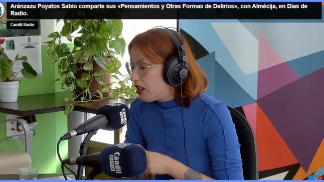 Aranzazu poyatos Es la segunda obra literaria de Aránzazu Poyatos Sabio + Ediciones Arcanas, que presenta en Días de Radio + Almécija, antes de la cita en la Feria del Libro de Almería.