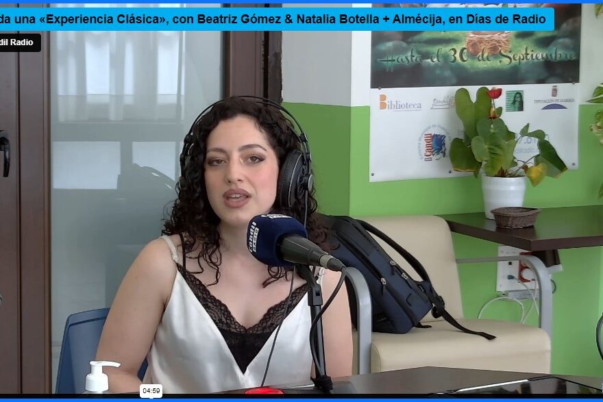Toda una «Experiencia Clásica», con Beatriz Gómez & Natalia Botella + Almécija, en Días de Radio