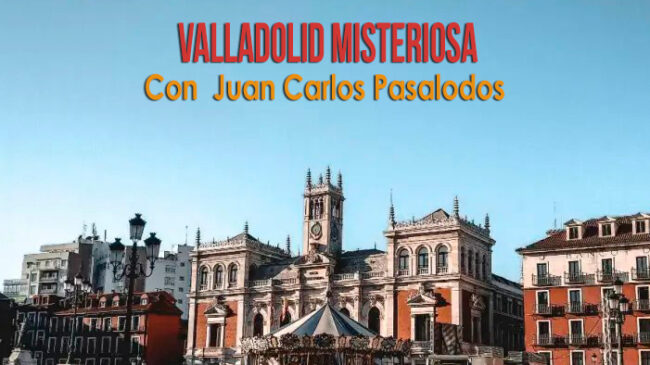 Esta semana tenemos el placer de recibir en nuestro programa al gran Juan Carlos Pasalodos, que viene a hablarnos de su monumental y extraordinario último trabajo, el libro Valladolid Misteriosa, un documentado compendio sobre los enigmas y misterios de esta provincia castellana. No os lo perdáis.