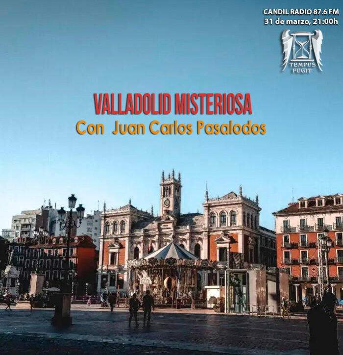 Esta semana tenemos el placer de recibir en nuestro programa al gran Juan Carlos Pasalodos, que viene a hablarnos de su monumental y extraordinario último trabajo, el libro Valladolid Misteriosa, un documentado compendio sobre los enigmas y misterios de esta provincia castellana. No os lo perdáis.