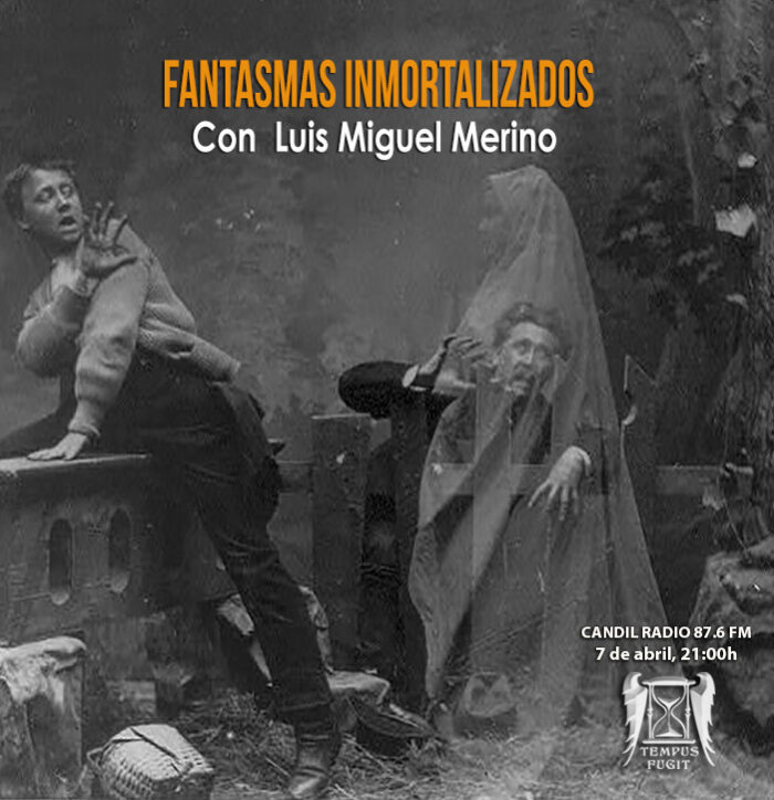 Tempus Fugit 11×24 Fantasmas inmortalizados, con Luis Miguel Merino Esta semana tenemos el placer de recibir en nuestro programa a Luis Miguel Merino con el que vamos a hablar de su libro Los fantasmas inmortalizados. Visión alternativa sobre la fotografía paranormal, donde analiza un montón de fotografías de supuestos entes o apariciones gracias a sus conocimientos sobre fotografía y bajo la lupa de un análisis concienzudo. No os lo perdáis.