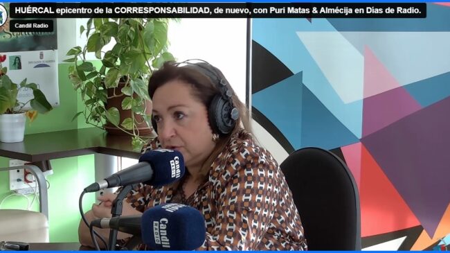 HUÉRCAL epicentro de la CORRESPONSABILIDAD, de nuevo, con Puri Matas & Almécija en Días de Radio.