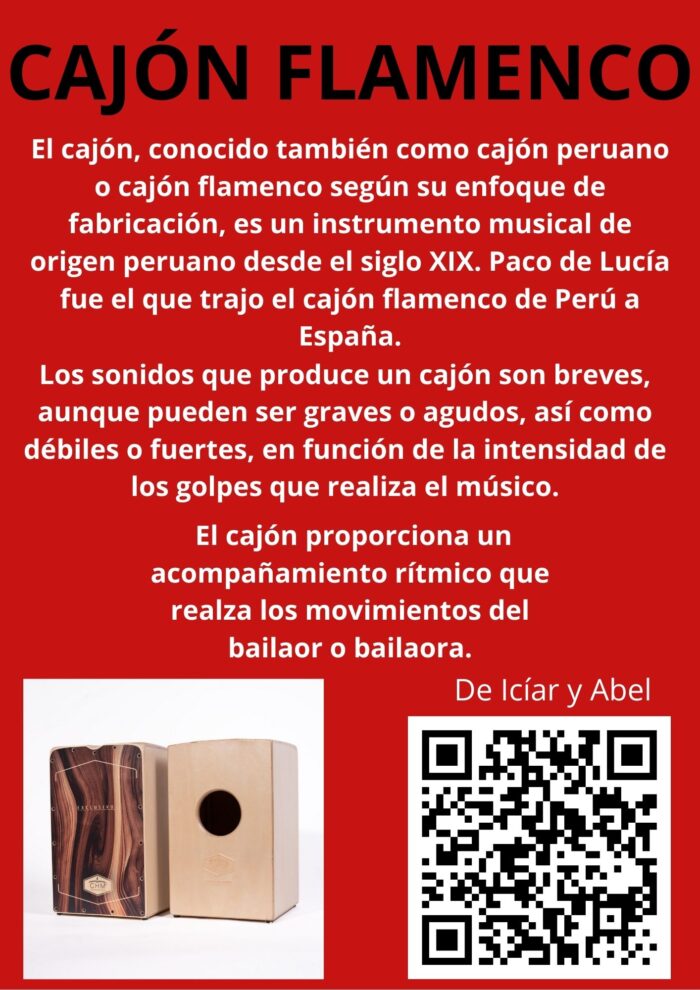 Cajón flamenco