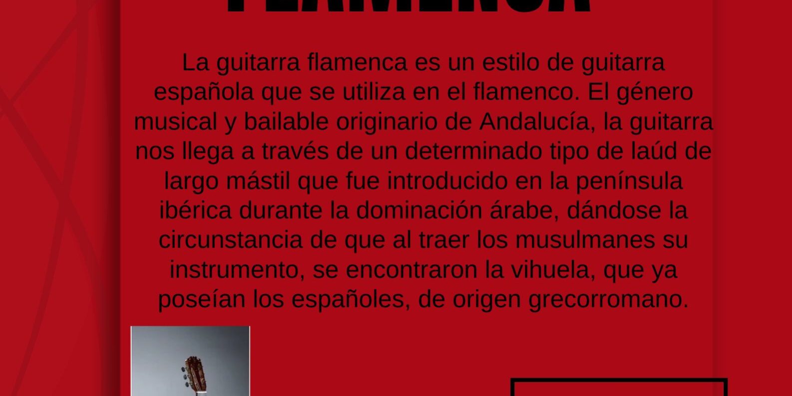 Guitarra flamenca