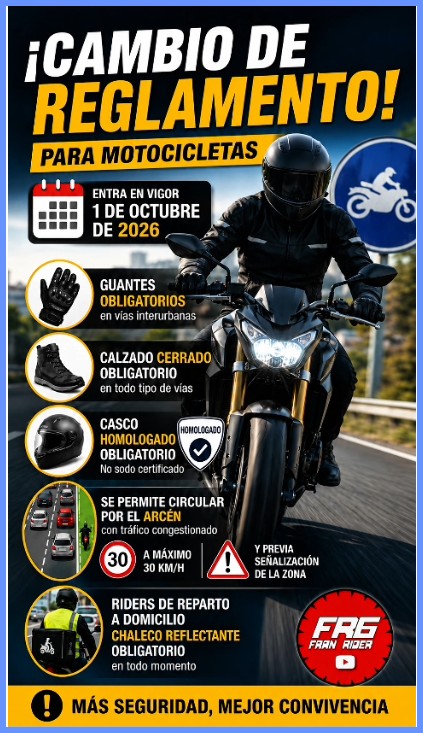 cambio reglamento rider